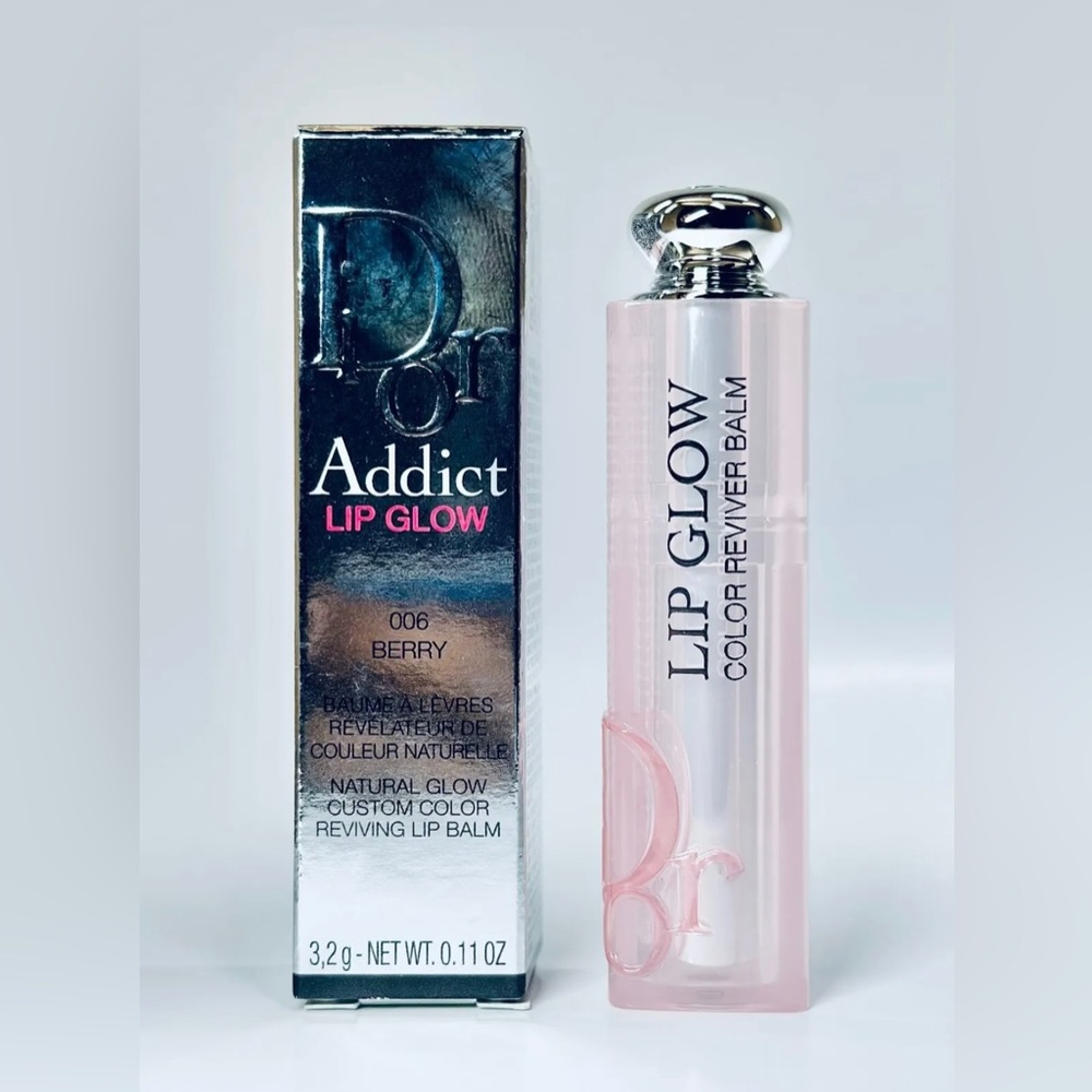 DIOR Addict Lip Glow• Natural Glow Custom Color Reviving LipBalm• 006 Berry• NIB